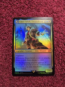 MTG Emet-Selch Unsundered 0218 Final Fantasy Foil - Image 1