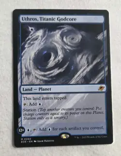 1x Uthros, Titanic Godcore MTG Edge of Eternities NM Magic Regular - Image 1