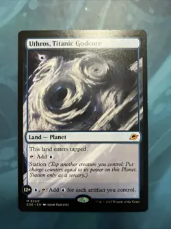 1x Uthros, Titanic Godcore MTG Edge of Eternities NM Magic Regular - Image 1