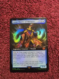MTG Gogo, Master of Mimicry 0437 Extended Art Final Fantasy Foil - Image 1