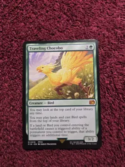 MTG Traveling Chocobo 0210 Non Foil Final Fantasy - Image 1