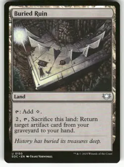 BURIED RUIN #150 (UNCOMMON) MTG COMMANDER: EDGE OF ETERNITIES - Image 1