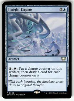 INSIGHT ENGINE #6 (RARE) MTG COMMANDER: EDGE OF ETERNITIES - Image 1