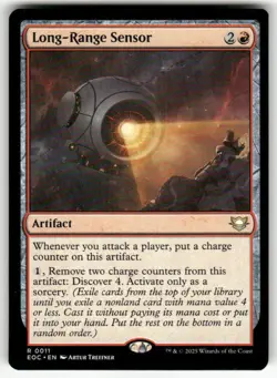 LONG-RANGE SENSOR #11 (RARE) MTG COMMANDER: EDGE OF ETERNITIES - Image 1