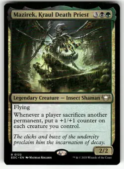 MAZIREK, KRAUL DEATH PRIEST #122 (RARE) MTG COMMANDER: EDGE OF ETERNITIES - Image 1