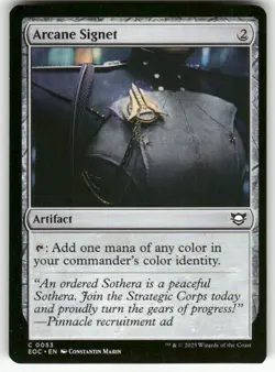 ARCANE SIGNET #53 (COMMON) MTG COMMANDER: EDGE OF ETERNITIES - Image 1