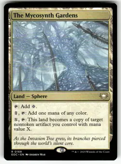 THE MYCOSYNTH GARDENS #168 (RARE) MTG COMMANDER: EDGE OF ETERNITIES - Image 1