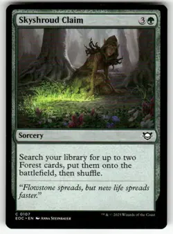 SKYSHROUD CLAIM #107 (COMMON) MTG COMMANDER: EDGE OF ETERNITIES - Image 1