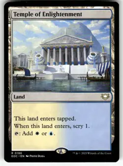 TEMPLE OF ENLIGHTENMENT #186 (RARE) MTG COMMANDER: EDGE OF ETERNITIES - Image 1