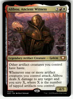 ALIBOU, ANCIENT WITNESS #113 (MYTHIC) MTG COMMANDER: EDGE OF ETERNITIES - Image 1