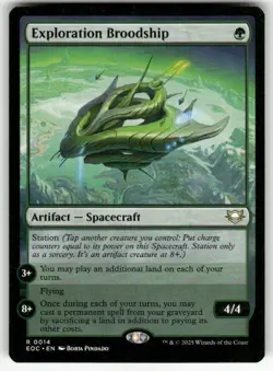 EXPLORATION BROODSHIP #14 (RARE) MTG COMMANDER: EDGE OF ETERNITIES - Image 1