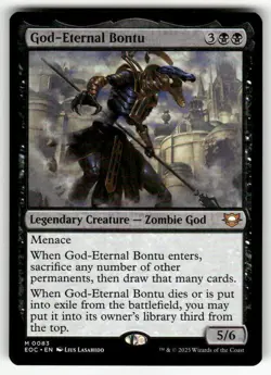 GOD-ETERNAL BONTU #83 (MYTHIC) MTG COMMANDER: EDGE OF ETERNITIES - Image 1