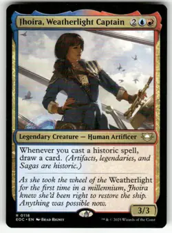 JHOIRA, WEATHERLIGHT CAPTAIN #118 (RARE) MTG COMMANDER: EDGE OF ETERNITIES - Image 1