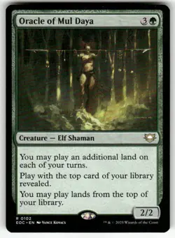ORACLE OF MUL DAYA #102 (RARE) MTG COMMANDER: EDGE OF ETERNITIES - Image 1