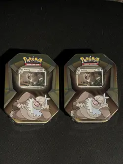 Pokemon TCG Triple Whammy Collector Tin - SLAKING with 3 Booster Packs - Image 1