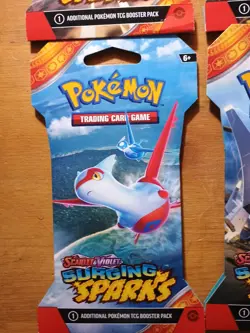 Pokemon Surging Sparks Sleeved Booster Pack 4-Complete Art Set - Image 4