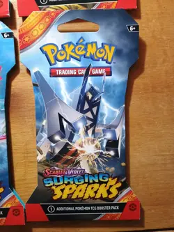 Pokemon Surging Sparks Sleeved Booster Pack 4-Complete Art Set - Image 5
