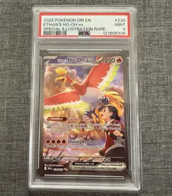 Ethan's Ho-Oh ex 230/182 Special Illustration Rare Destined Rivals Pokemon PSA 9 - Image 1