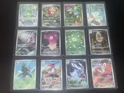 Pokemon TCG Black Bolt Illustration Rare Lot of 12 - Image 1