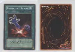 Premature Burial Unlimited YuGiOh Starter Deck Kaiba Evolution #SKE-039 2004 0d2 - Image 3