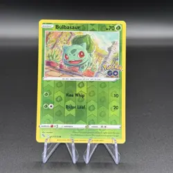 Bulbasaur #001/078 Pokemon GO Pokemon Reverse Holo - Image 1