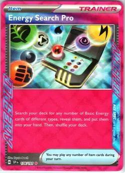 Energy Search Pro 176/191 - Surging Sparks - Pokemon TCG - ACE SPEC Rare - Image 1