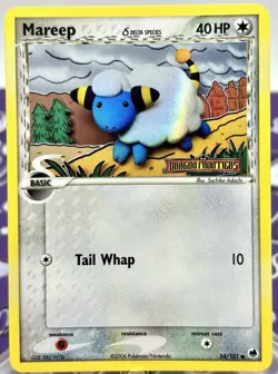 Pokemon 2006 EX Dragon Frontiers | Mareep | #54/101 HOLO Stamped - Image 1