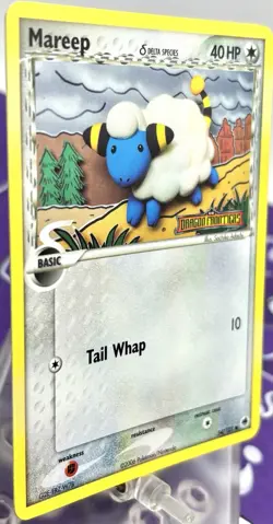 Pokemon 2006 EX Dragon Frontiers | Mareep | #54/101 HOLO Stamped - Image 2