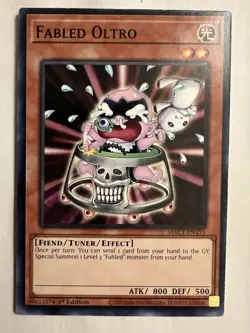 Fabled Oltro - HAC1-EN135 - Yugioh Hidden Arsenal - 1st Edition - Near Mint - Image 1