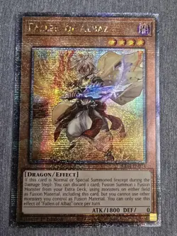 Fallen of Albaz (New Art) Yugioh RA04-EN034 Quarter Century Secret Rare QCR NM - Image 1
