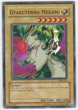 M) Yugioh - Konami - Yu-Gi-Uh! - Gyakutenno Megami - SDK-011 - Trading Card - Image 1