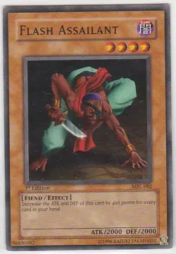 GS) Yugioh - Konami - Yu-Gi-Uh! - Flash Assailant - MRL-082 - Trading Card - Image 1