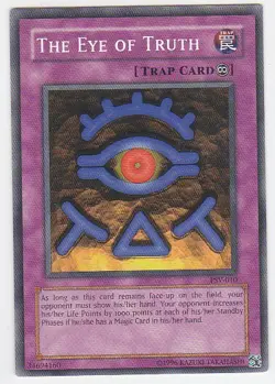 M) Yugioh - Konami - Yu-Gi-Uh! - The Eye of Truth - PSV-010 - Trading Card - Image 1