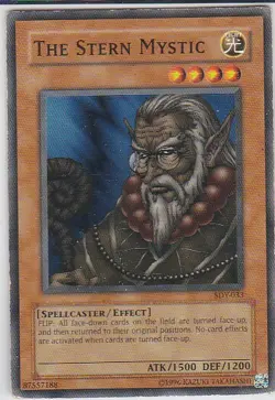 Yugioh - Konami - Yu-Gi-Uh! - The Stern Mystic - SDY-033 - Trading Card - Image 1