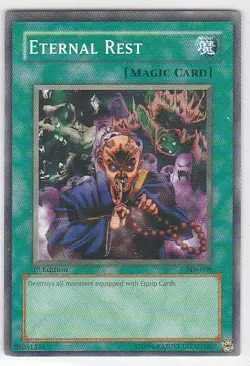 M) Yugioh - Konami - Yu-Gi-Uh! - Eternal Rest - SDJ-039 - Trading Card - Image 1