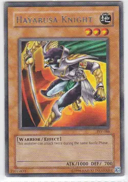 M) Yugioh - Konami - Yu-Gi-Uh! - Hayabusa Knight- PSV-086- Trading Card - Image 1