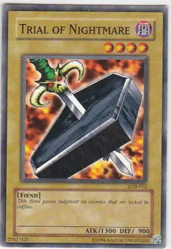 GS) Yugioh - Konami - Yu-Gi-Uh! - Trial of Nightmare - LOB-012 - Trading Card - Image 1