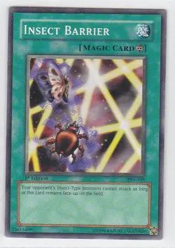 Yugioh - Konami - Yu-Gi-Uh! - Insect Barrier - PSV-102 - Trading Card - Image 1