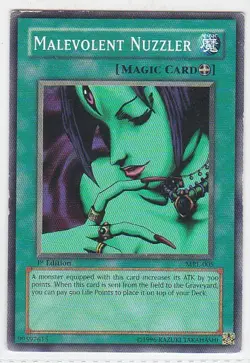 M) Yugioh - Konami - Yu-Gi-Uh! - Malevolent Nuzzler - MRL-005 - Trading Card - Image 1