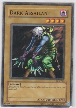 Yugioh - Konami - Yu-Gi-Uh! - Dark Assailant - SDK-015 - Trading Card - Image 1
