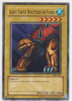 GS) Yugioh - Konami - Yu-Gi-Uh! - Giant Turtle Who Feeds on Flames MRL-022 Card - Image 1
