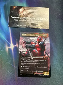 MTG Deadpool, Trading Card (1753/2392) Secret Lair Drop Series NM - Image 1