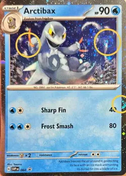 Arctibax 064 Black Star Promo Triple Swirl 🌀🌀🌀Holo Foil Pokemon Card NM - Image 1