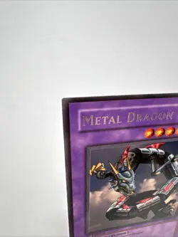 YuGiOh Metal Dragon Legend of Blue Eyes 1st Edition LOB-053 Great Condition NM - Image 3