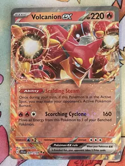 Volcanion EX 031/159 Sv09: Journey Together Double Rare Pokemon Card - Near Mint - Image 1