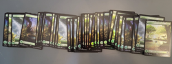230x Card Full Art Land Set Magic The Gathering Final Fantasy Foil & Non Foil NM - Image 2