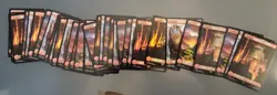 230x Card Full Art Land Set Magic The Gathering Final Fantasy Foil & Non Foil NM - Image 3