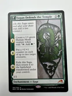 MTG TCG Jugan Defends the Temple Kamigawa: Neon Dynasty Regular - Image 1