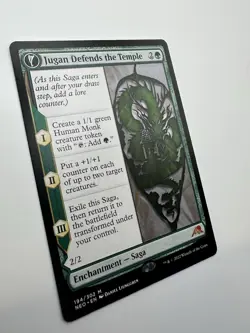 MTG TCG Jugan Defends the Temple Kamigawa: Neon Dynasty Regular - Image 3