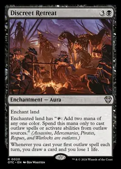 Discreet Retreat OTC 20 Rare MTG - Image 1